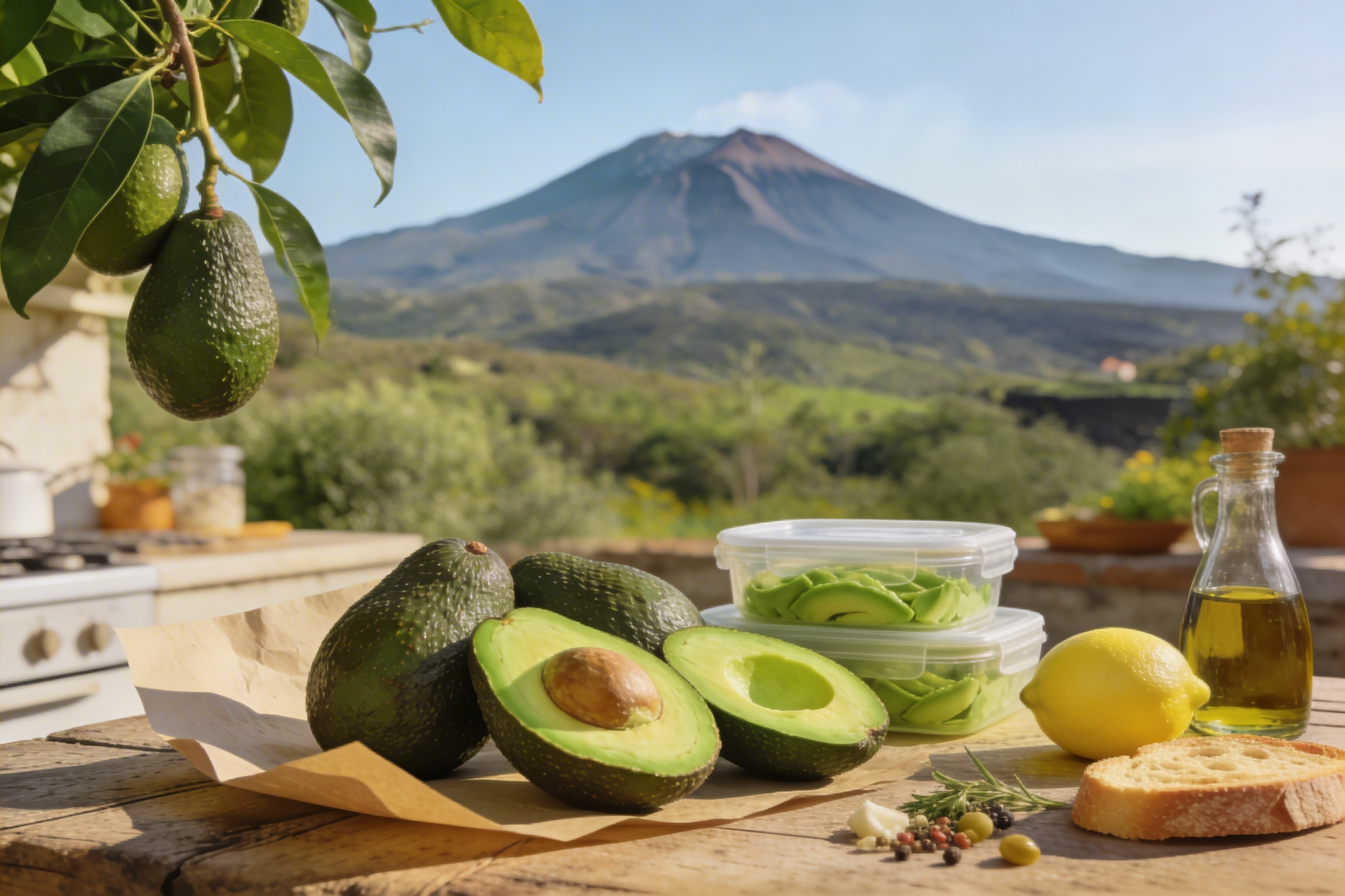 Come conservare e gustare gli avocado dell'Etna al meglio